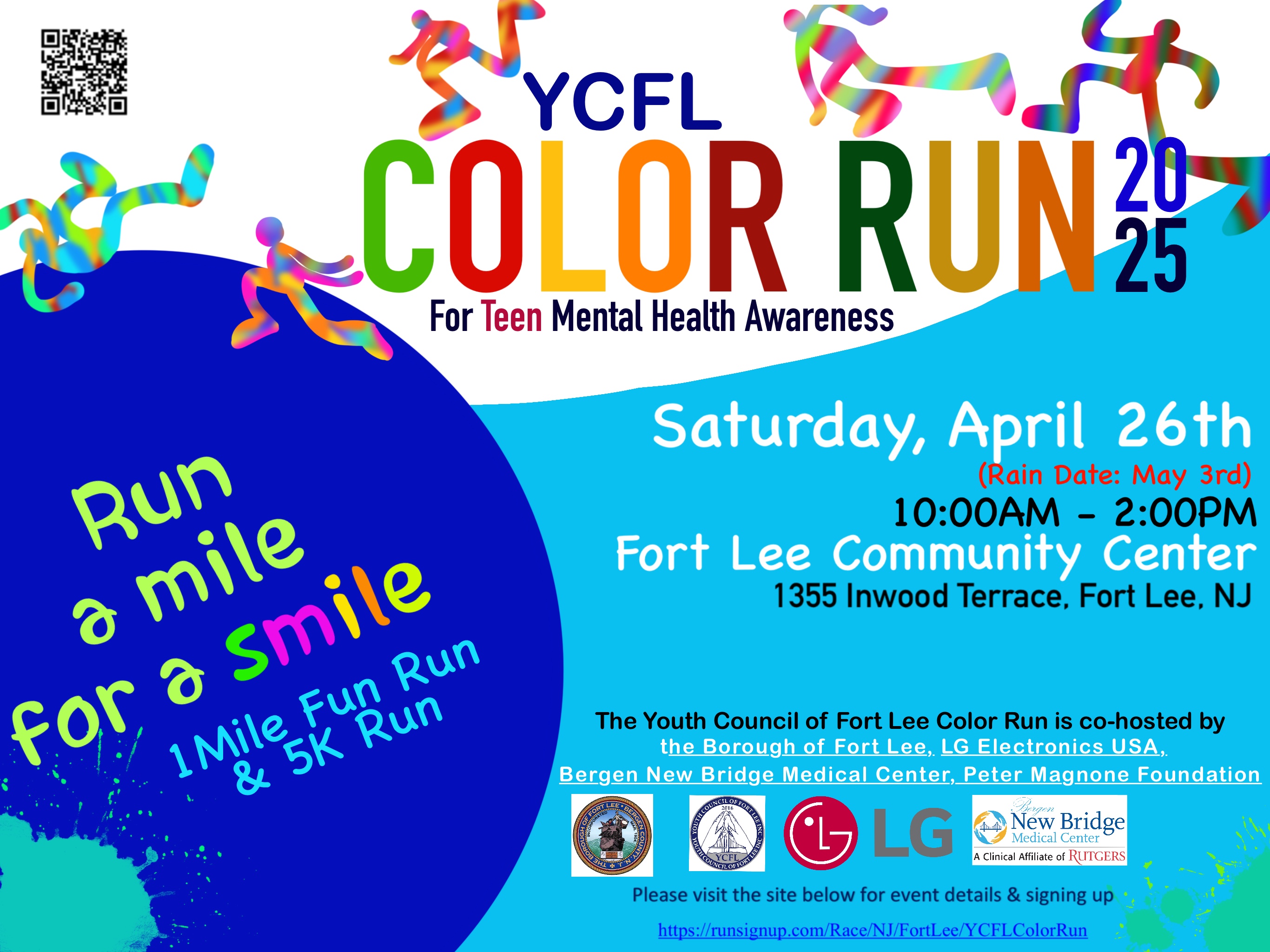 2025 YCFL COLOR RUN for TEEN MENTAL HEALTH AWARENESS – YCFL